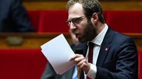 Le député Antoine Armand (Renaissance), le 6 février 2024 à l'Assemblée nationale (photo d'illustration).