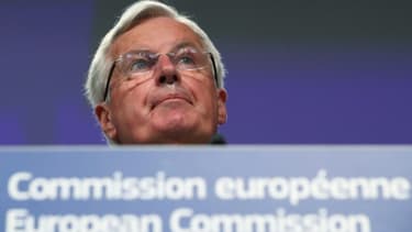 Le négociateur européen Michel Barnier s'exprime lors d'une conférence de presse à Bruxelles sur les négociations sur le Brexit, le 5 juin 2020