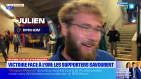 Racing Club de Strasbourg : les supporters savourent la victoire du club face à l’OM