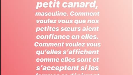 Story Instagram d'Iris Mittenaere du dimanche 7 juillet 2019