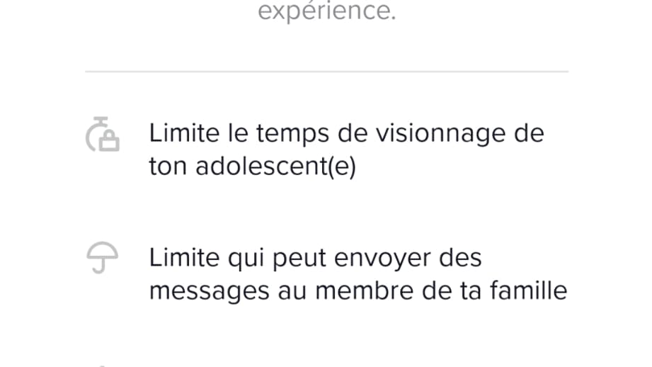 Capture d'écran TikTok Capture d'écran TikTok