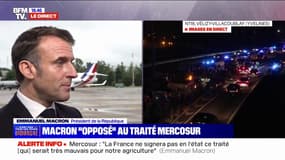 Échange entre Olaf Scholz et Vladimir Poutine: "C'est toujours une bonne chose de prendre des initiatives", réagit Emmanuel Macron