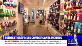 Après un mois de décembre difficile, les commerçants parisiens sont inquiets à l'approche des soldes