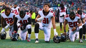 Des joueurs des Falcons d'Atlanta