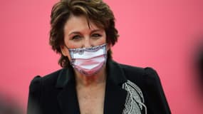 Roselyne Bachelot peu avant la cérémonie d'ouverture du 46e festival du cinéma américain de Deauville, le 4 septembre 2020