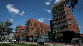 Photo prise à Ivry-sur-Seine, (France) le 26 août 2024, de l'Office national antifraude (ONAF) où le patron franco-russe de Telegram Pavel Durov est en garde à vue