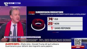 LE CHOIX DE CHRISTOPHE - Sentiment de "submersion" migratoire: 74% des français derrière François Bayrou