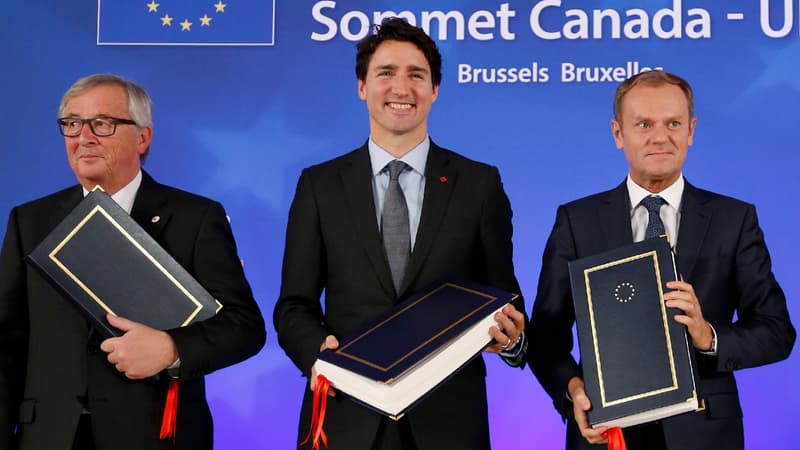 Le traité de libre-échange Union européenne Canada a été signé mais son contenu ne s'applique pas encore aux États. (image d'illustration)