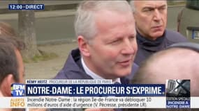 Notre-Dame: pour le procureur de la République de Paris, "rien, en l'état, ne va dans le sens d'un acte volontaire"