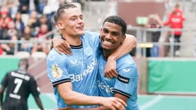 Florian Wirtz et Amine Adli avec le Bayer Leverkusen, le 12 août 2023