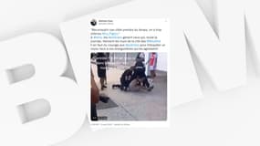 Une vidéo fait réagir les réseaux sociaux, à Nice.