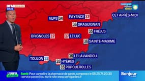 Météo Var: soleil de plomb ce lundi, 37°C attendus au Luc et 33°C à Toulon