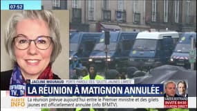 "Nous avons été empêchés d'y aller." Jacline Mouraud explique pourquoi elle ne peut pas se rendre à Matignon
