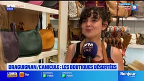 Draguignan: avec la canicule, les boutiques sont désertées par les clients