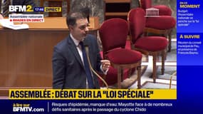 "Vous m'avez traité de menteur": Laurent Saint-Martin, ministre démissionnaire du Budget répond à Aurélien Le Coq (LFI) lors du débat à l'Assemblée sur la loi spéciale