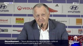 Football: pour le président de l'OL, Jean-Michel Aulas, la fin prématurée de la saison "va poser un certain nombre de problèmes" (info RMC sport)