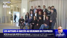 Les auteurs à succès au déjeuner de L'Express