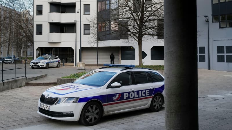 Véhicule de Police dans le quartier de la Planoise, Besançon, le 15 janvier 2020