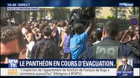 Manifestation des "gilets noirs": le Panthéon en cours d'évacuation