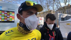 Paris-Nice (2e étape) : Laporte n'a pas eu "trop le temps" de profiter du maillot jaune