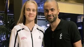 Juste Jocyte et Tony Parker