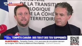 Tempête Ciarán: "Il n'y aura pas de circulation demain sur la ligne TGV Paris-Le Mans et Paris-Nantes", annonce Clément Beaune