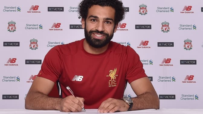 Mohamed Salah s'est engagé avec Liverpool.