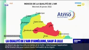 La qualité de l'air s'améliore, sauf à Lille