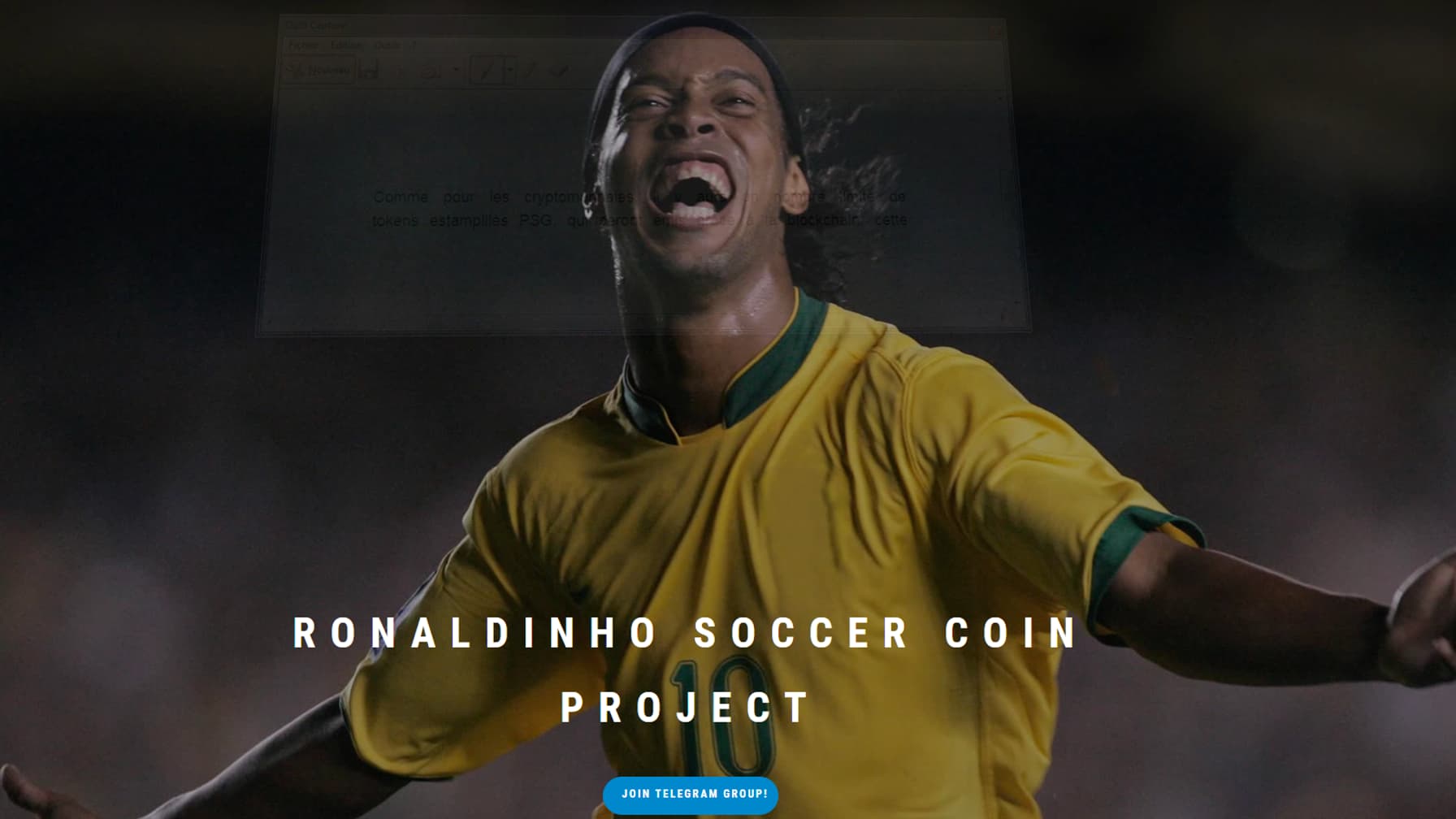 Bientôt une cryptomonnaie Ronaldinho ?