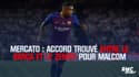 Mercato : accord trouvé entre le Barça et le Zénith pour Malcom