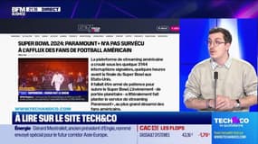 À lire sur le site Tech&Co : Super Bowl 2024, Paramount + n'a pas survécu à l'afflux des fans de football américain, par Sylvain Trinel - 12/02