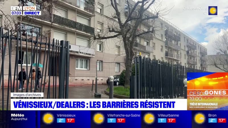 Vénissieux: les barrières installées contre les dealers déjà dégradées