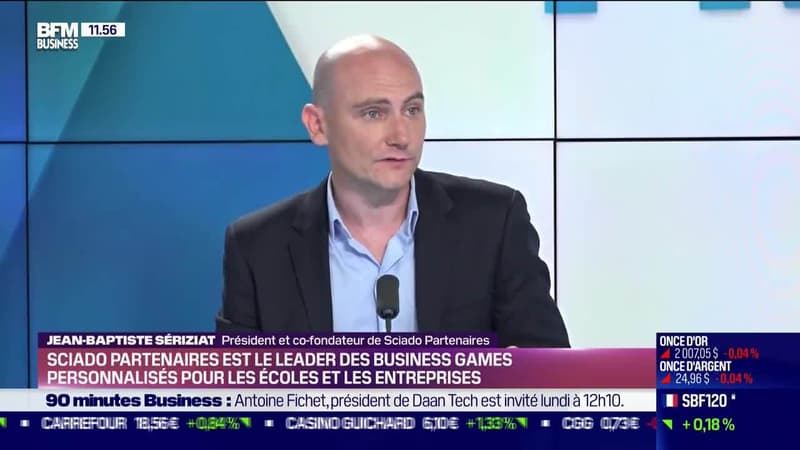 Jean-Baptiste Sériziat (Sciado Partenaires) : Sciado Partenaires est le leader des business games personnalisés pour les écoles et les entreprises - 08/04