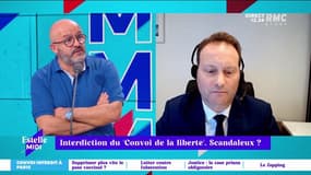 "Si la seule réponse que vous avez à apporter c'est la répression, vous allez attiser les braises." L'échange entre Benjamin Amar et Sylvain Maillard sur l'interdiction du "Convoi de la liberté" à Paris.