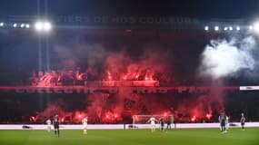 Les tribunes du Parc des Princes en Ligue 1, 10 février 2024