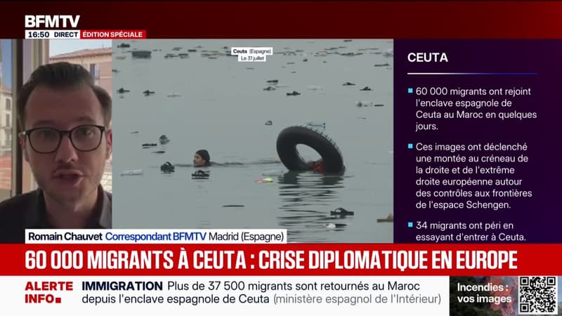 Crise migratoire à Ceuta: 37.500 migrants sont rentrés au Maroc, selon le gouvernement espagnol