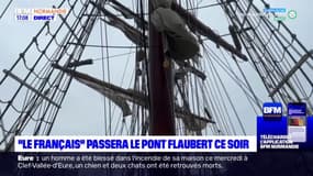 Rouen: "Le Français" passera le pont Flaubert ce jeudi soir