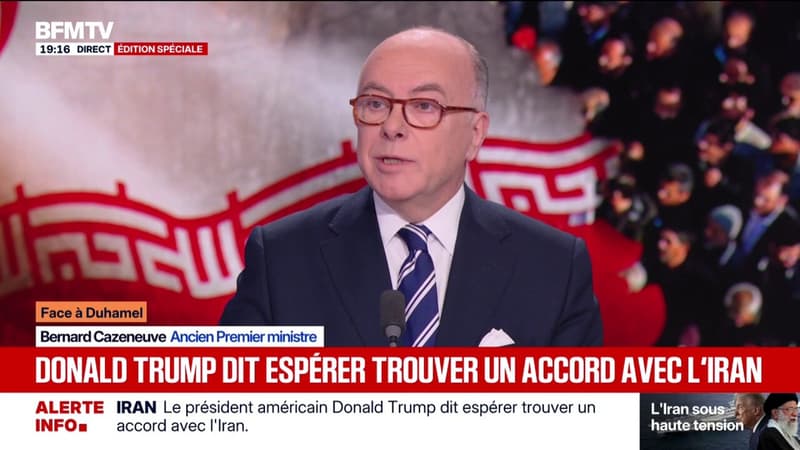 "Les États-Unis peuvent frapper l'Iran sans vouloir nécessairement déstabiliser le régime", explique Bernard Cazeneuve, ancien Premier ministre