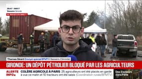 Un dépôt pétrolier bloqué par les agriculteurs près de Bordeaux