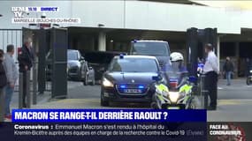 Après avoir rencontré Didier Raoult pendant plus de 3h, Emmanuel Macron quitte l'IHU de Marseille