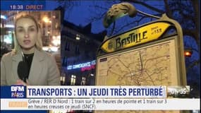 Grève des transports: le trafic toujours très perturbé jeudi