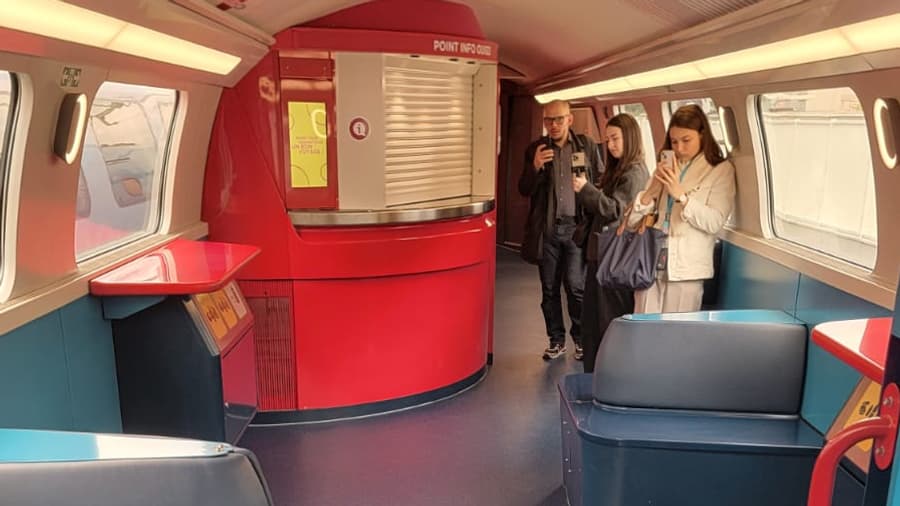 L'espace relax des nouvelles rames TGV Ouigo.