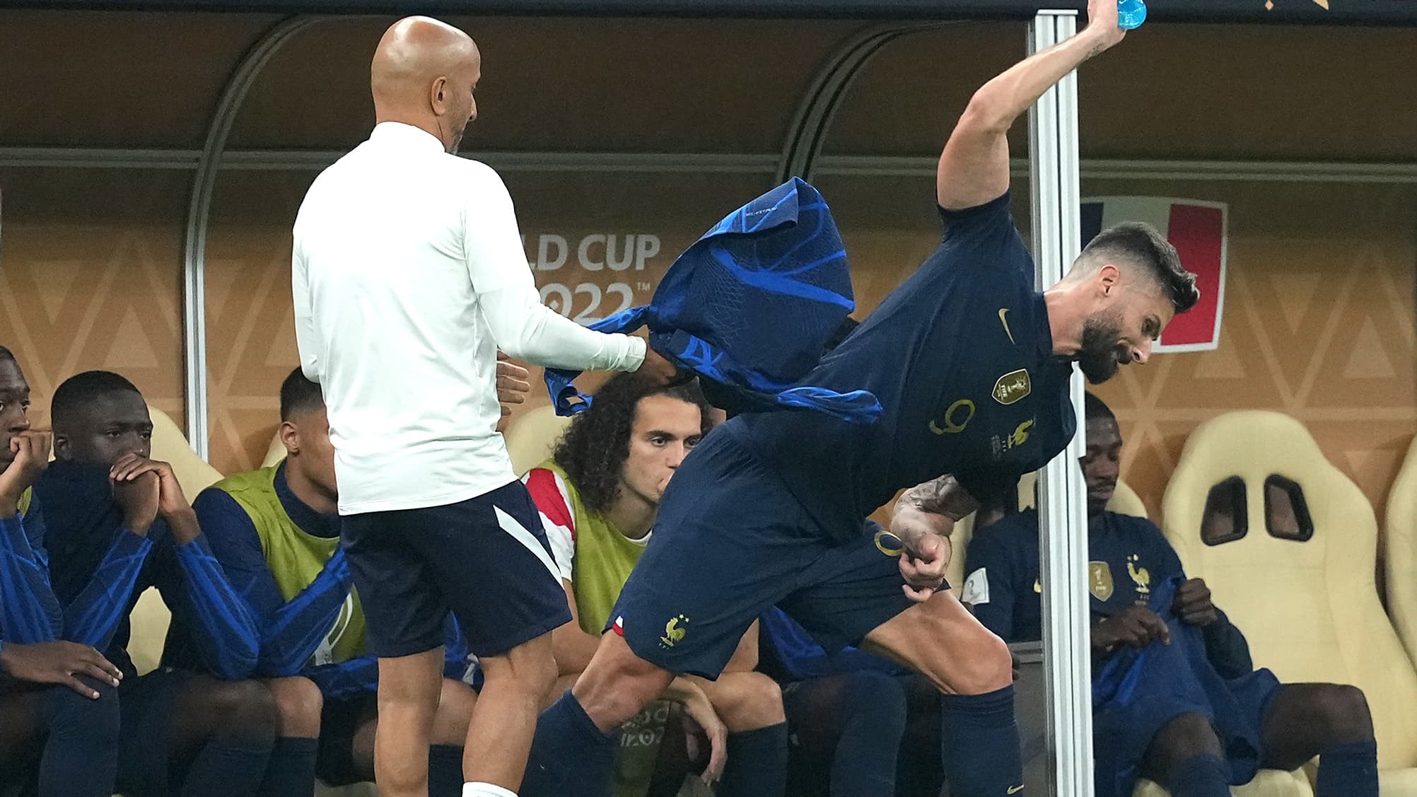 Olivier Giroud, le 18 décembre 2022 en finale de la Coupe du monde Olivier Giroud, le 18 décembre 2022 en finale de la Coupe du monde