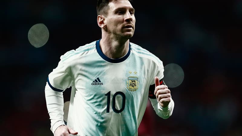 Lionel Messi avec la sélection argentine face au Venezuela lors de la Copa America, le 28 juin 2019