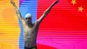 Le Chinois Sun Yang avant la finale du 800 m nage libre lors des Championnats du monde 2019 à Gwangju, en Corée du Sud, le 24 juillet
