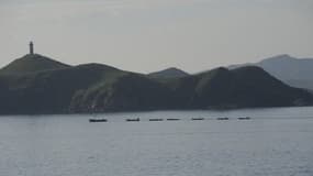 Des pêcheurs nord-coréens le 30 août 2011