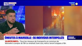 Marseille: un éducateur revient sur les violences urbaines en marge d'une manifestation en hommage à Nahel 