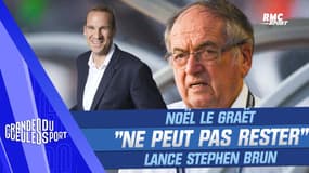Football : "Le Graët ne peut pas rester à la tête de la fédération" assure Brun