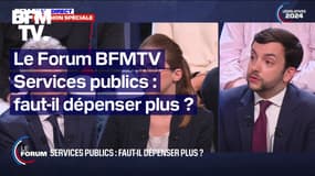 Le Forum BFMTV - Services publics: faut-il dépenser plus? 