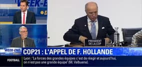COP21: François Hollande lance un appel pour parvenir à un accord